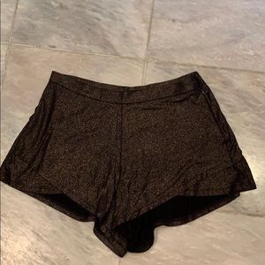 RCVA black and gold shorts